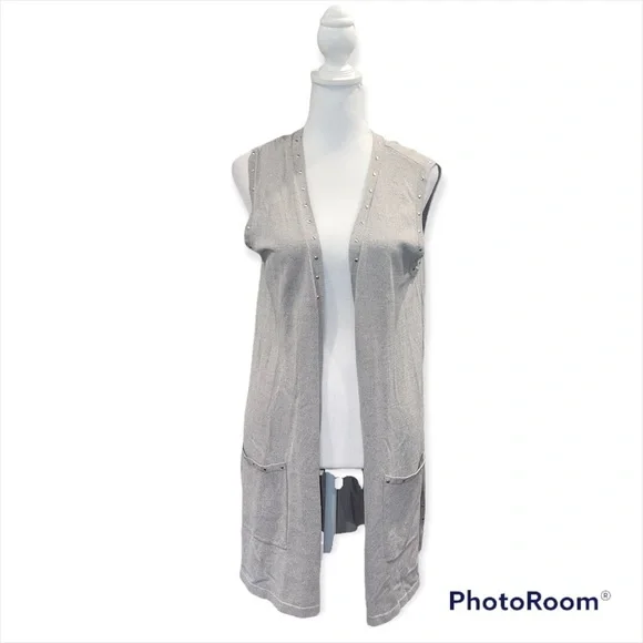 Christina Gray and Studded Open Shrug Size M - Picture 1 of 7